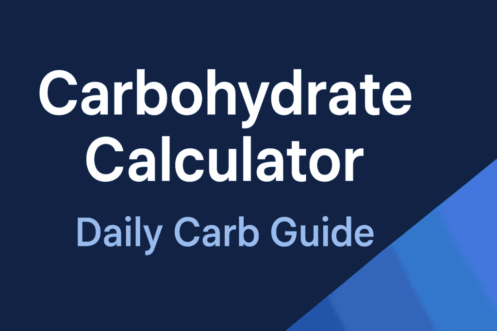 Carbohydrate Calculator